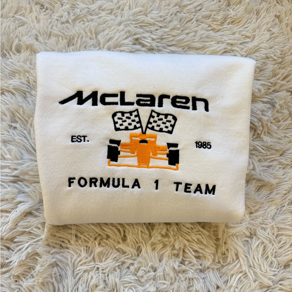 McLaren F1 Embroidered Sweatshirt
